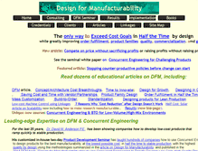 Tablet Screenshot of design4manufacturability.com